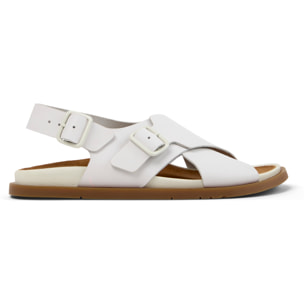 Sandalias - CAMPER Lluc Sandal - Blanco - Cuero liso