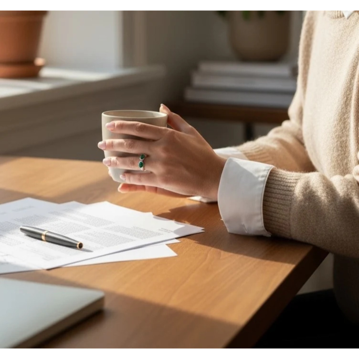 Anillo doble cristal abierto alianza plata 10µ cristal Sw esmeralda