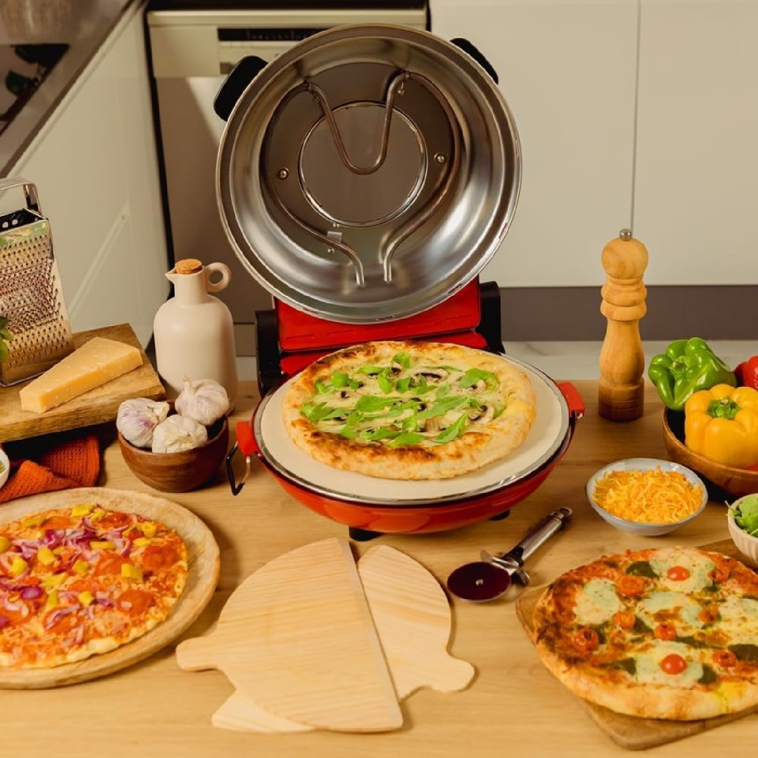 Cecotec Pizza maker Appareil à pizza Fun Pizza&Co Mamma Mia Vista
