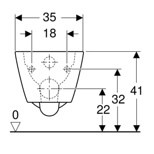 Smyle Square WC suspendu sans bride, Blanc (500.208.01.1)
