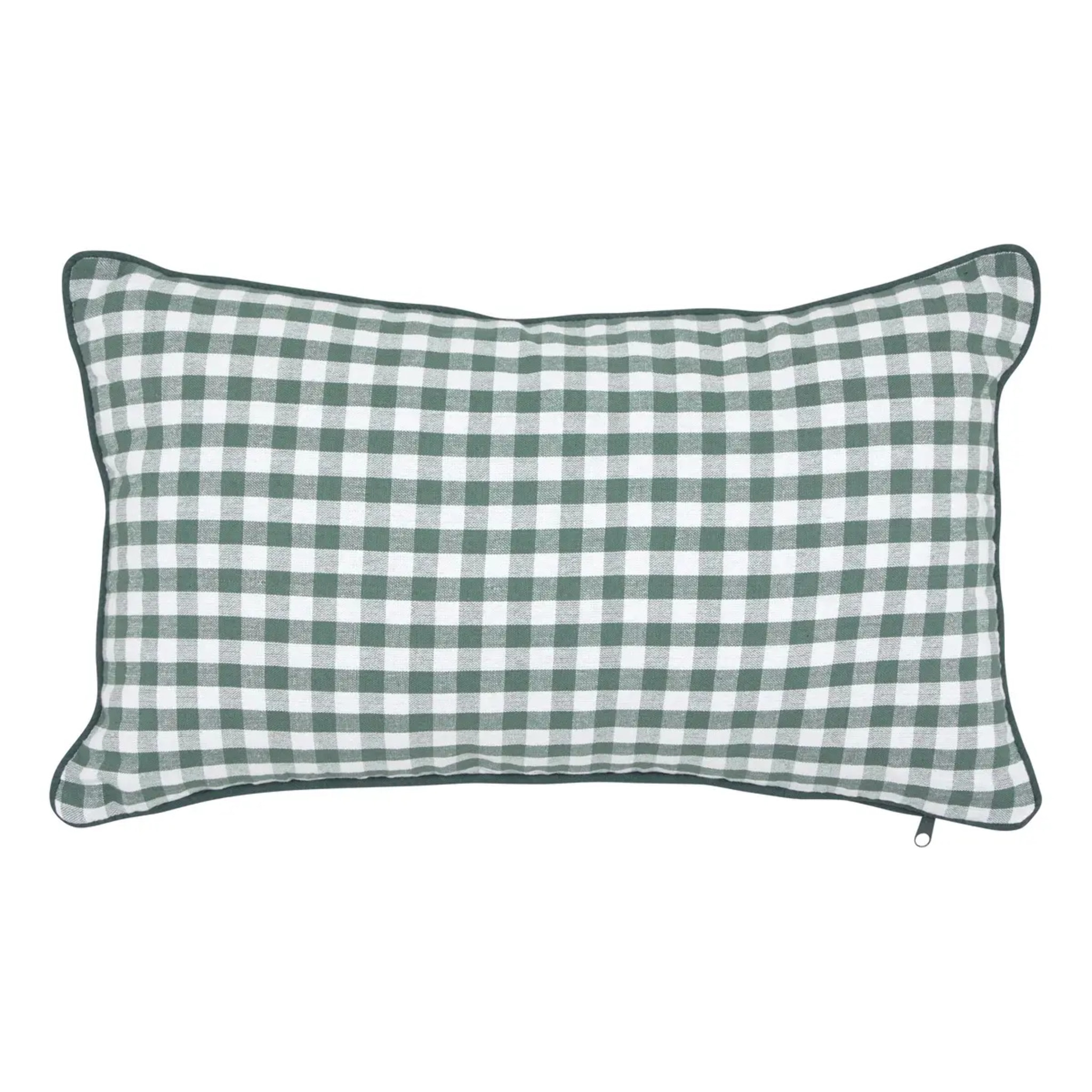 Coussin Groove 50x30cm vichy vert