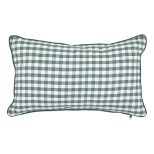 Coussin Groove 50x30cm vichy vert