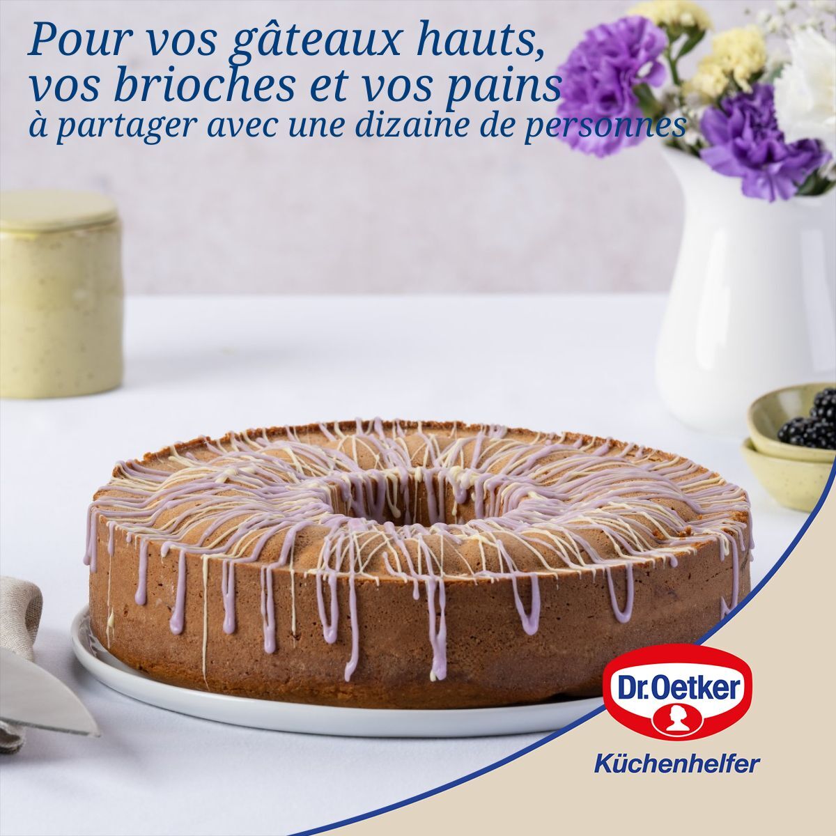 Moule à manqué et savarin double fond Dr. Oetker Back Liebe