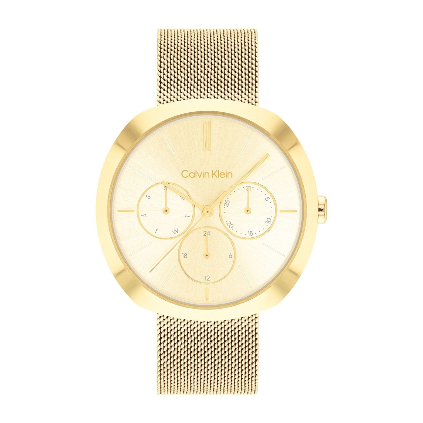 Reloj Calvin Klein 25200339 Mujer Analogico Cuarzo con Correa de Acero inoxidable