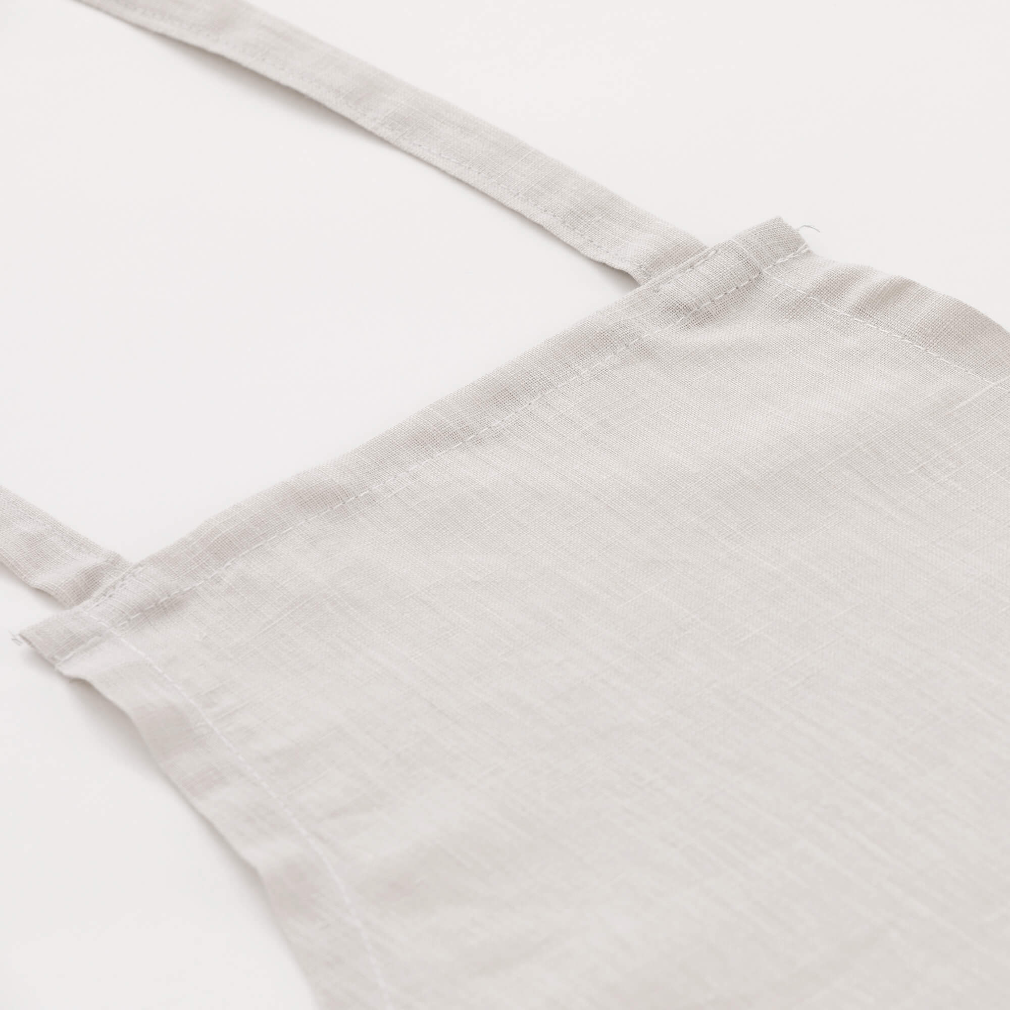 Tablier 100% lin Light Gris - 110x69 cm