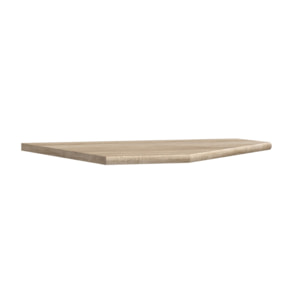Plateau angle 90° pour liaison bureaux décor chêne sonoma - MIA