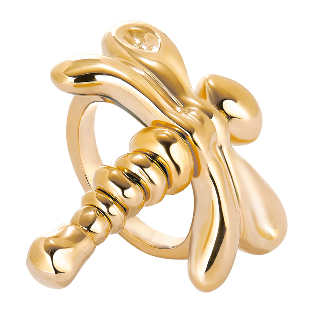 Anillo SER REBELDE DORADO 15