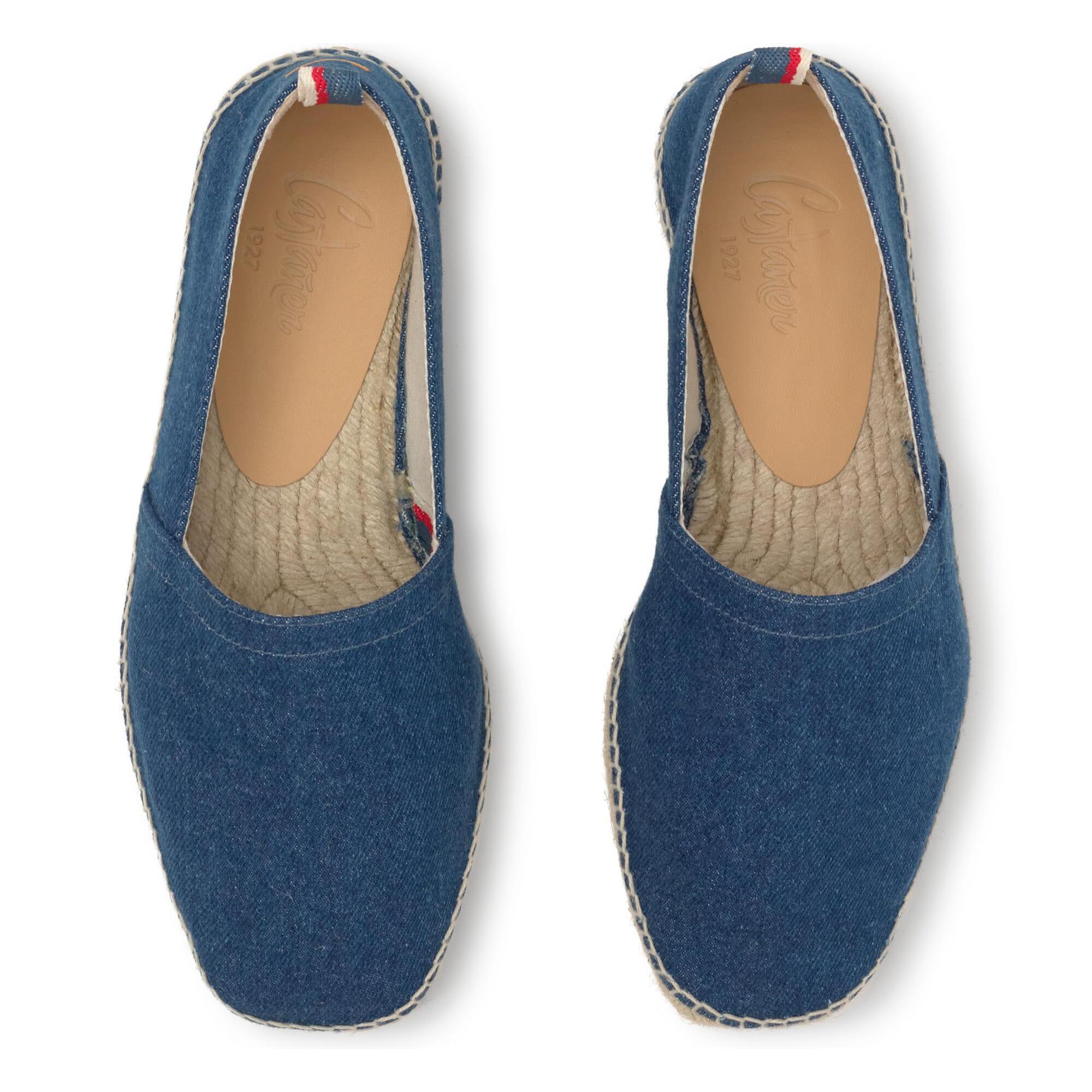 Alpargata plana Pablo estilo camping en denim