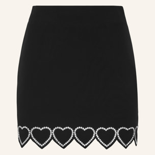 PHILIPP PLEIN Minifalda HEART