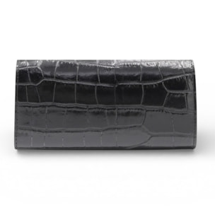 Portafoglio Cheval Firenze Cosmo Croc Nero