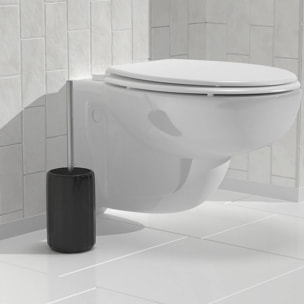 Brosse WC Colorama en céramique H.40cm noir