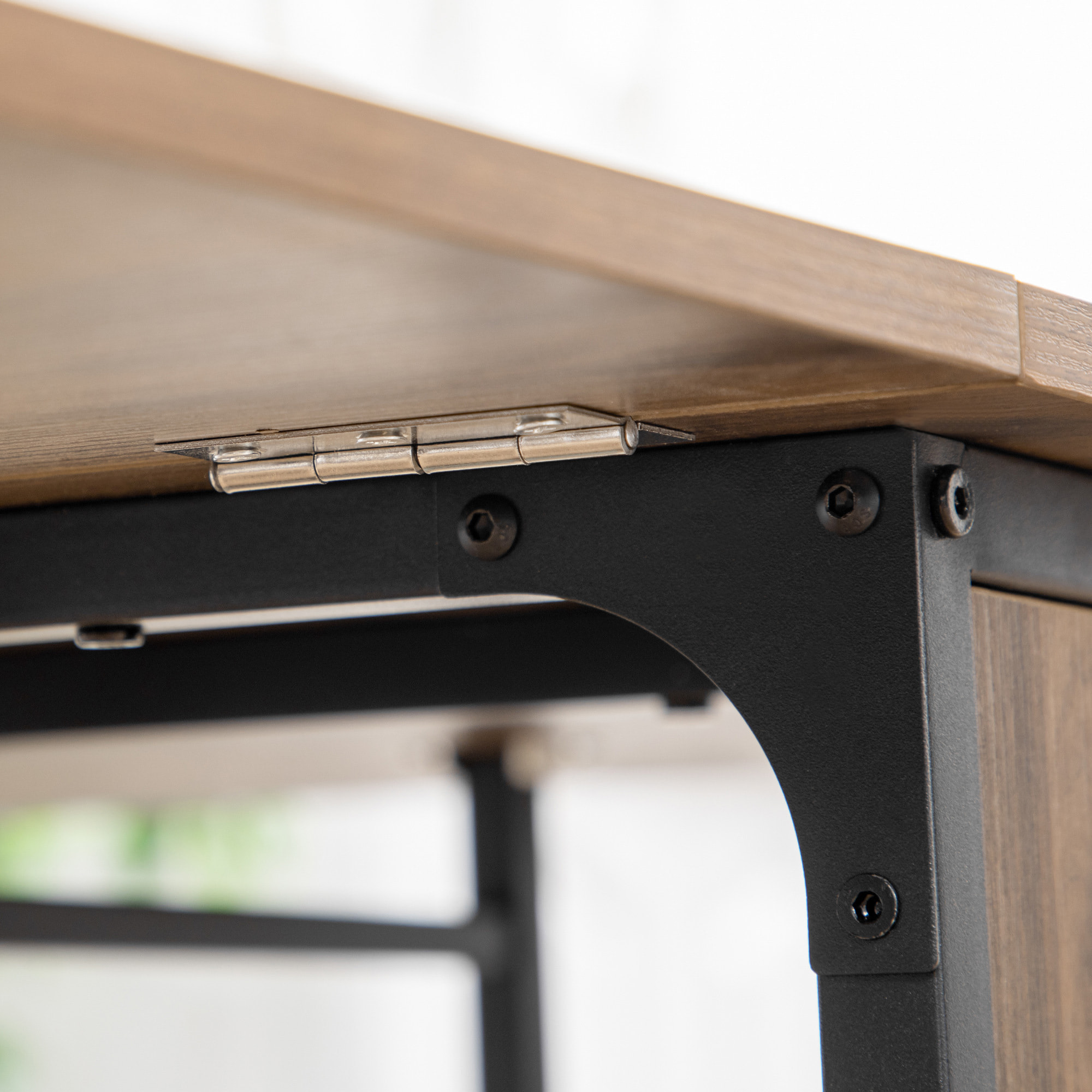 Mesa Plegable de Comedor Mesa de Cocina Plegable con Ruedas Alas Abatibles y Estante de Almacenamiento Mesa Plegable para Salón 130x80x74 cm Madera Marrón