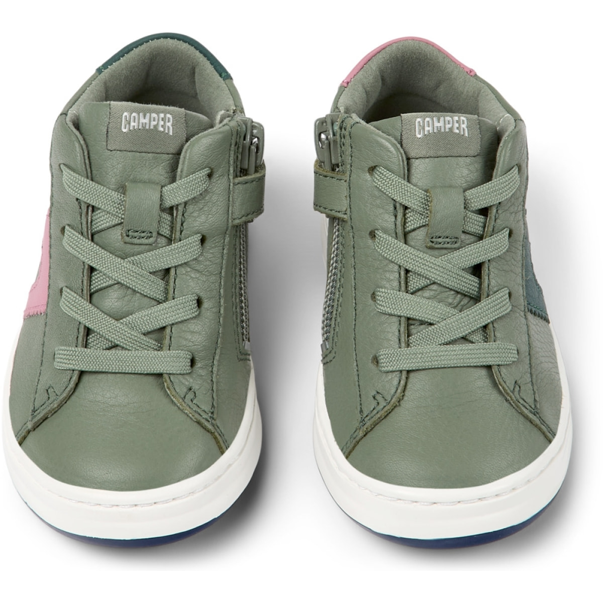 CAMPER Runner Four Twins - Botines Verde Infantil Unisex