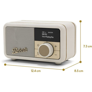 Radio DAB ROBERTS REVIVAL PETITE 2 PASTEL CREME