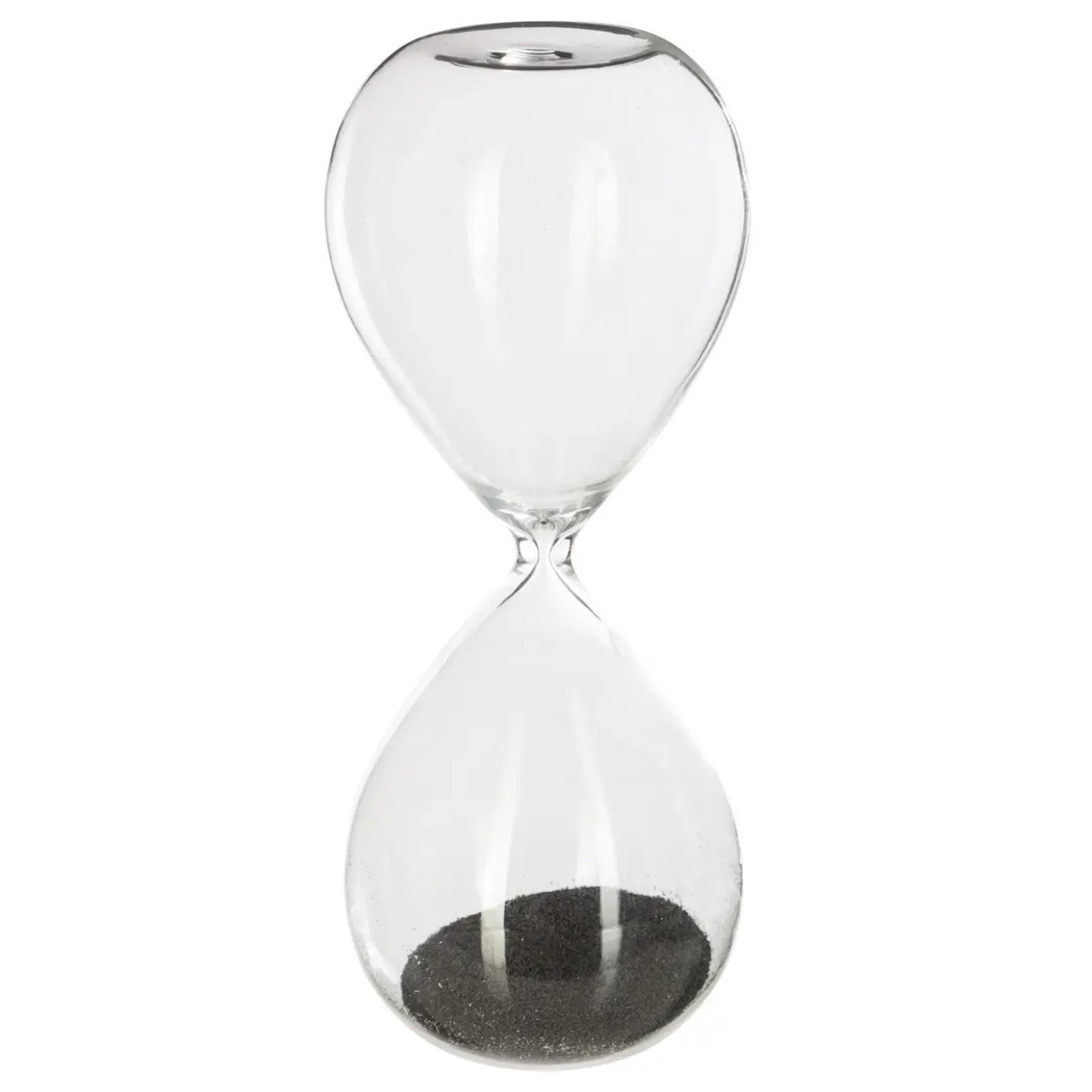 Sablier "Chic" - pin et verre - H15 cm