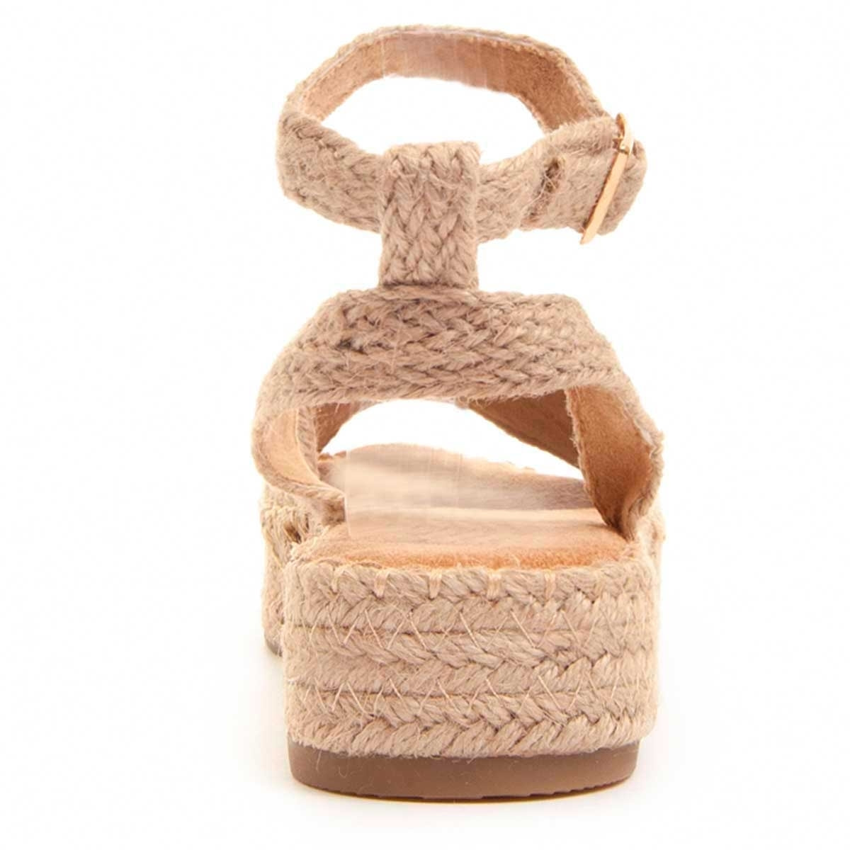 Sandalias de Plataforma - Beige - Altura: 4 cm