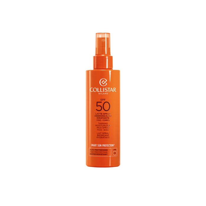 Solaire - Lait Spray Bronzant Hydratant SPF 50 Visage et corps