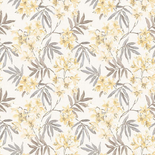 Papier peint LUTECE imprimé jasmin - Jaune