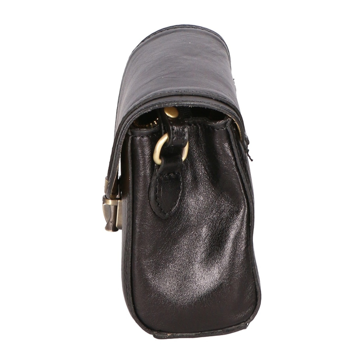 Borsa a tracolla da donna Made in Italy - Modello Faye - 100% pelle - 18.0 x 13.0 x 5.0 cm