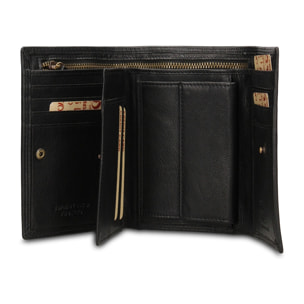 Portafoglio uomo in vera pelle - Modello Erevan Lux - Casual - 14.0 x 10.0 x 2.5 cm