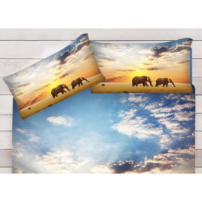 LENZUOLA COPRILETTO SOGNI D'ORO SAVANANNA Misura Letto Matrimoniale