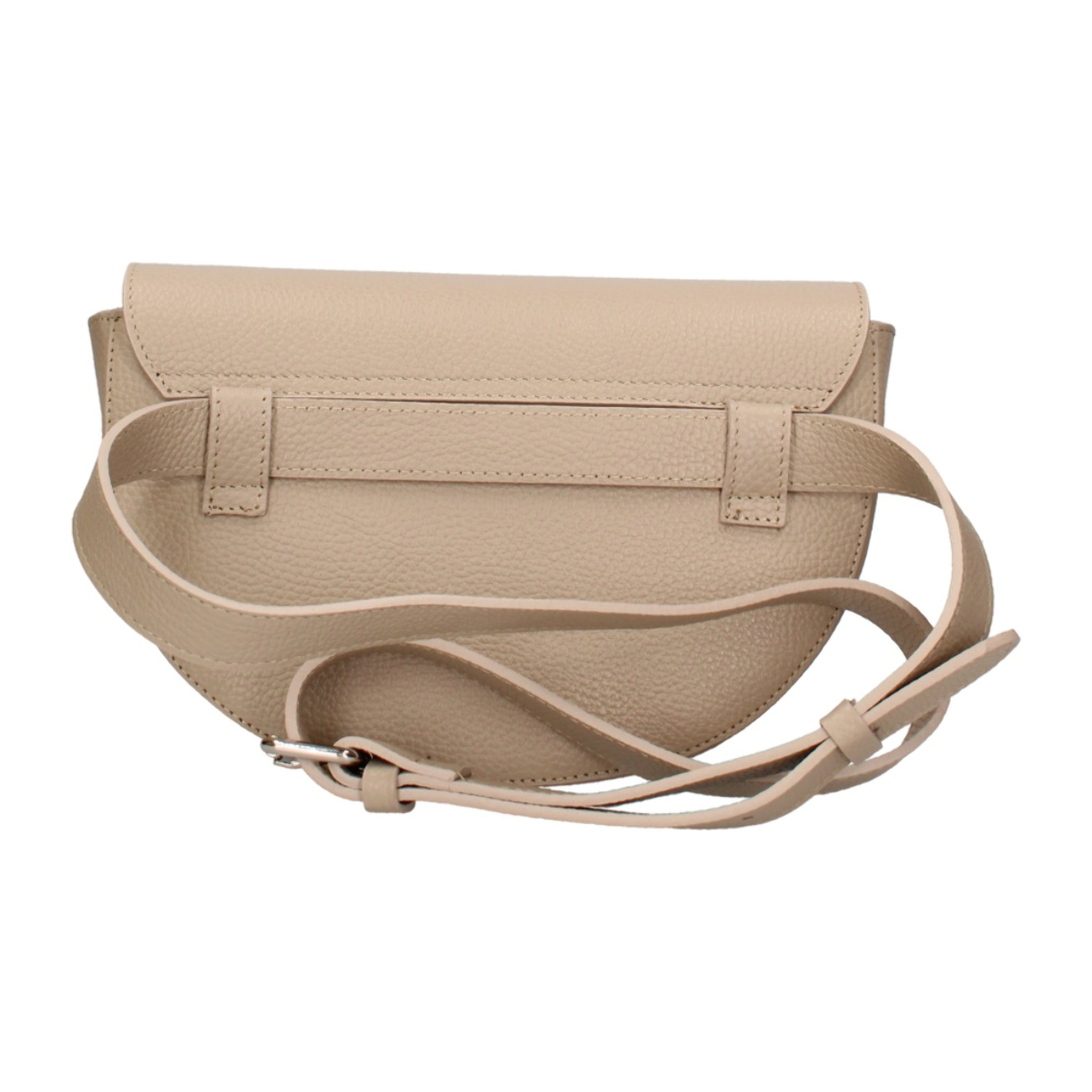Marsupio da donna in vera pelle - Modello False - Made in Italy - 25.0 x 15.0 x 9.0 cm