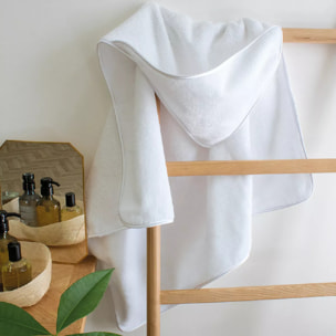 Cape de bain Teddy blanc