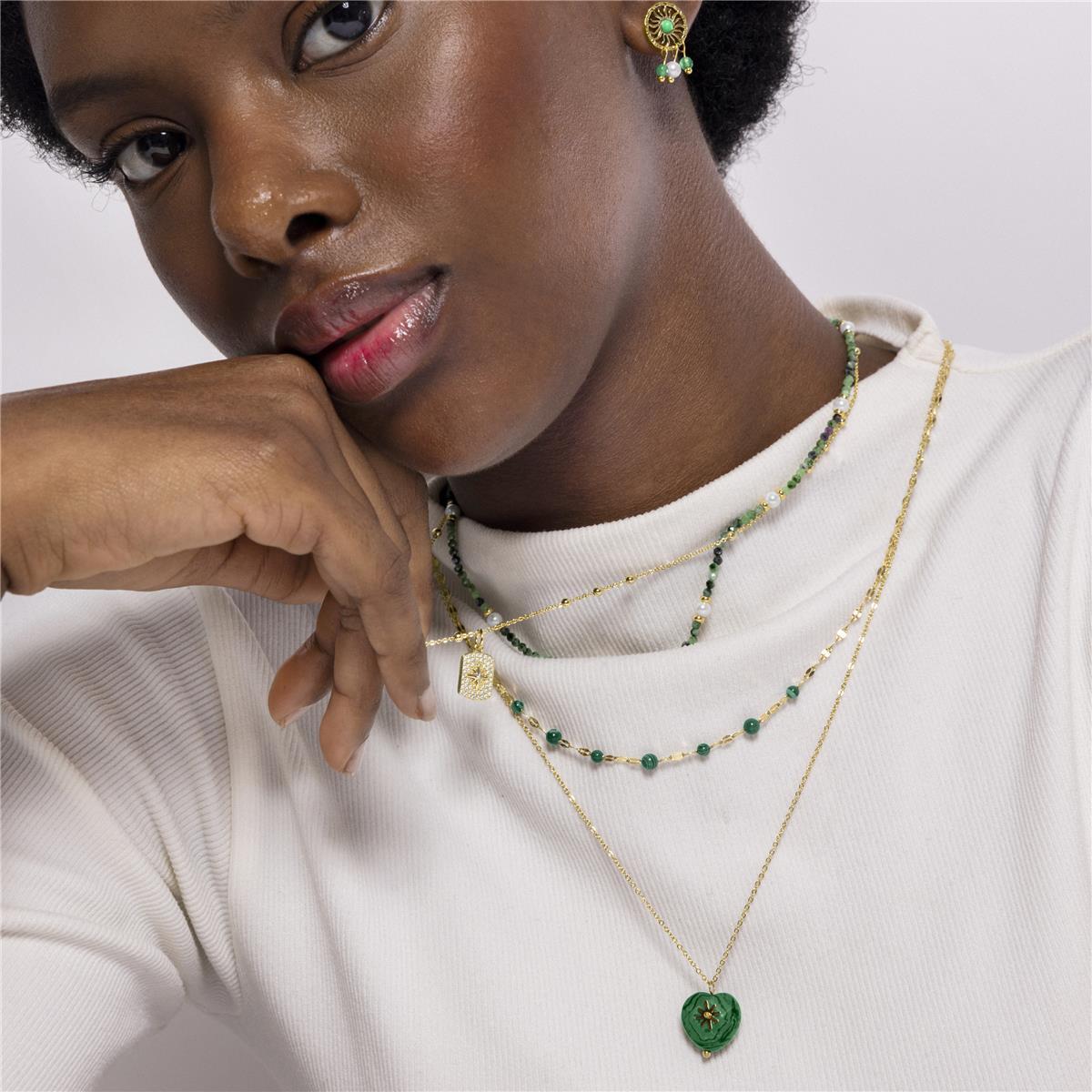 Collar Lux by Lux acabado oro 18k