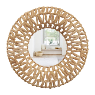 Espejo trenzado Beatriz diám. Ø45x6