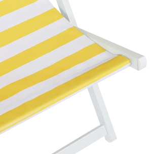 Chilienne Metal Rayures Jaunes - Lot De 4