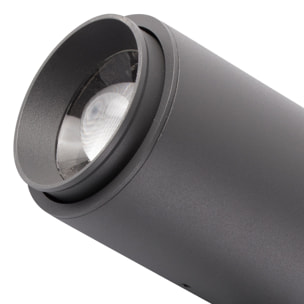 PLOM Lámpara proyector con estaca gris oscuro