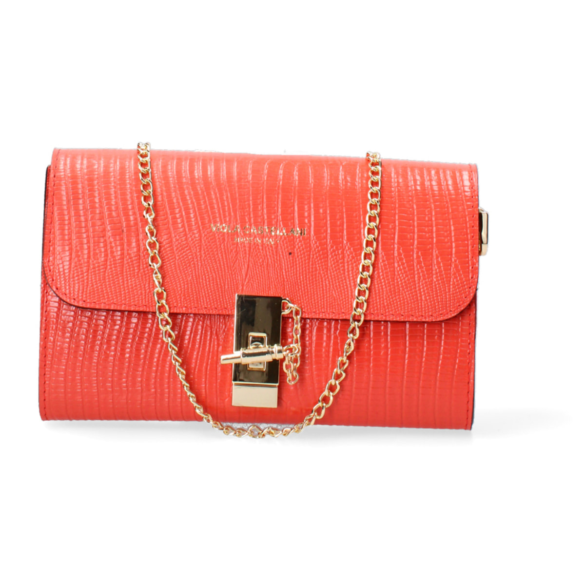 Borsa a mano da donna Made in Italy - Modello Hope - Vera pelle - 23.0 x 13.0 x 5.0 cm