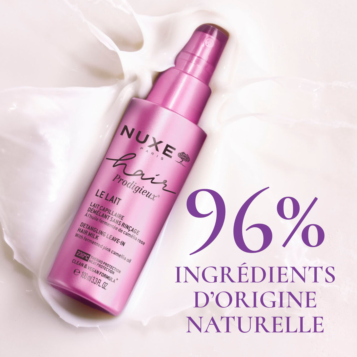 Hair Prodigieux®  - Lait Capillaire Démêlant Sans Rinçage 100ml
