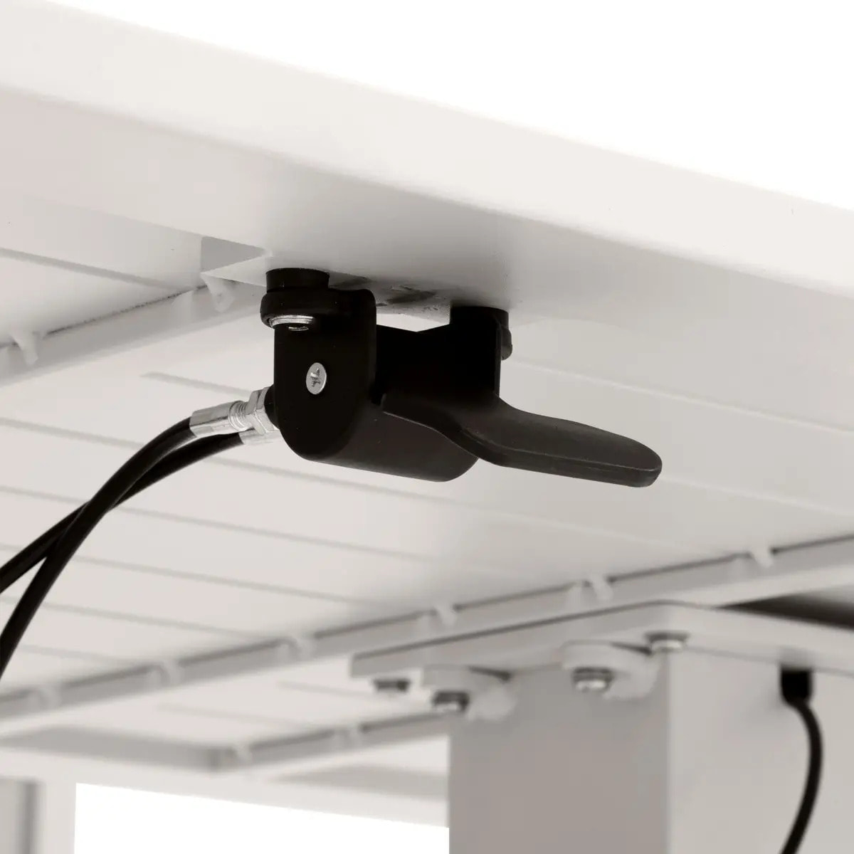 Table de jardin relevable rectangulaire "Salimia" avoine 150 x 80 x 69cm en aluminium