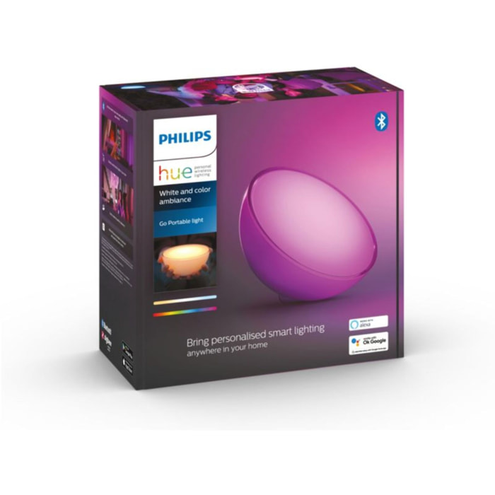Lampe connectée PHILIPS HUE Go White&Color Ambiance