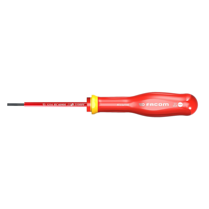 Tournevis Protwist Plat 2,5 x 50 Isolé 1000V