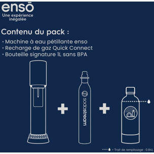 Machine à soda SODASTREAM ENSO noire