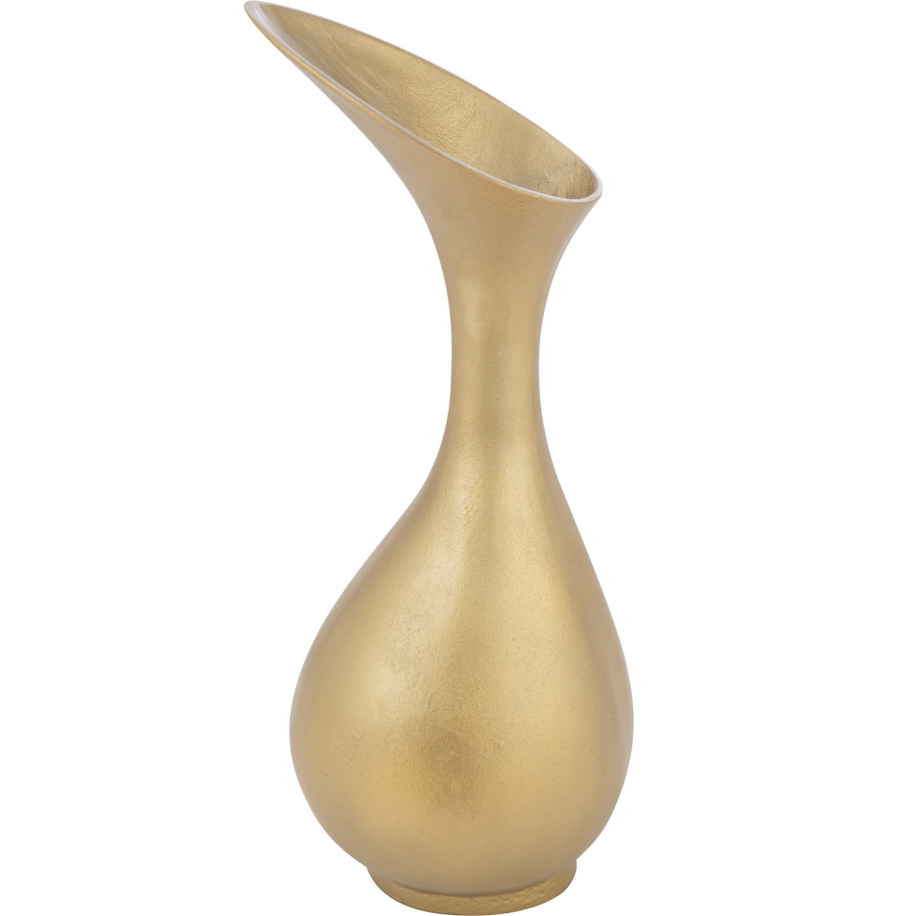 J-Line vase Olivia - aluminium/métal - or - medium - 60 cm de hauteur