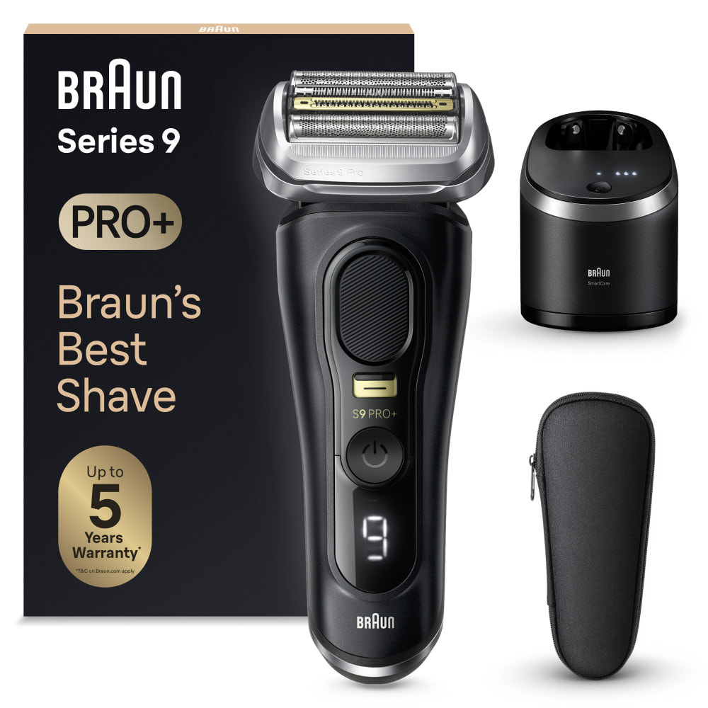 Braun - Rasoir Électrique Series 9 PRO+ 9560cc - Avec Station SmartCare - Noir