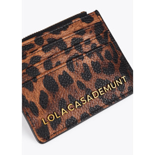 Portacarte stampa animale