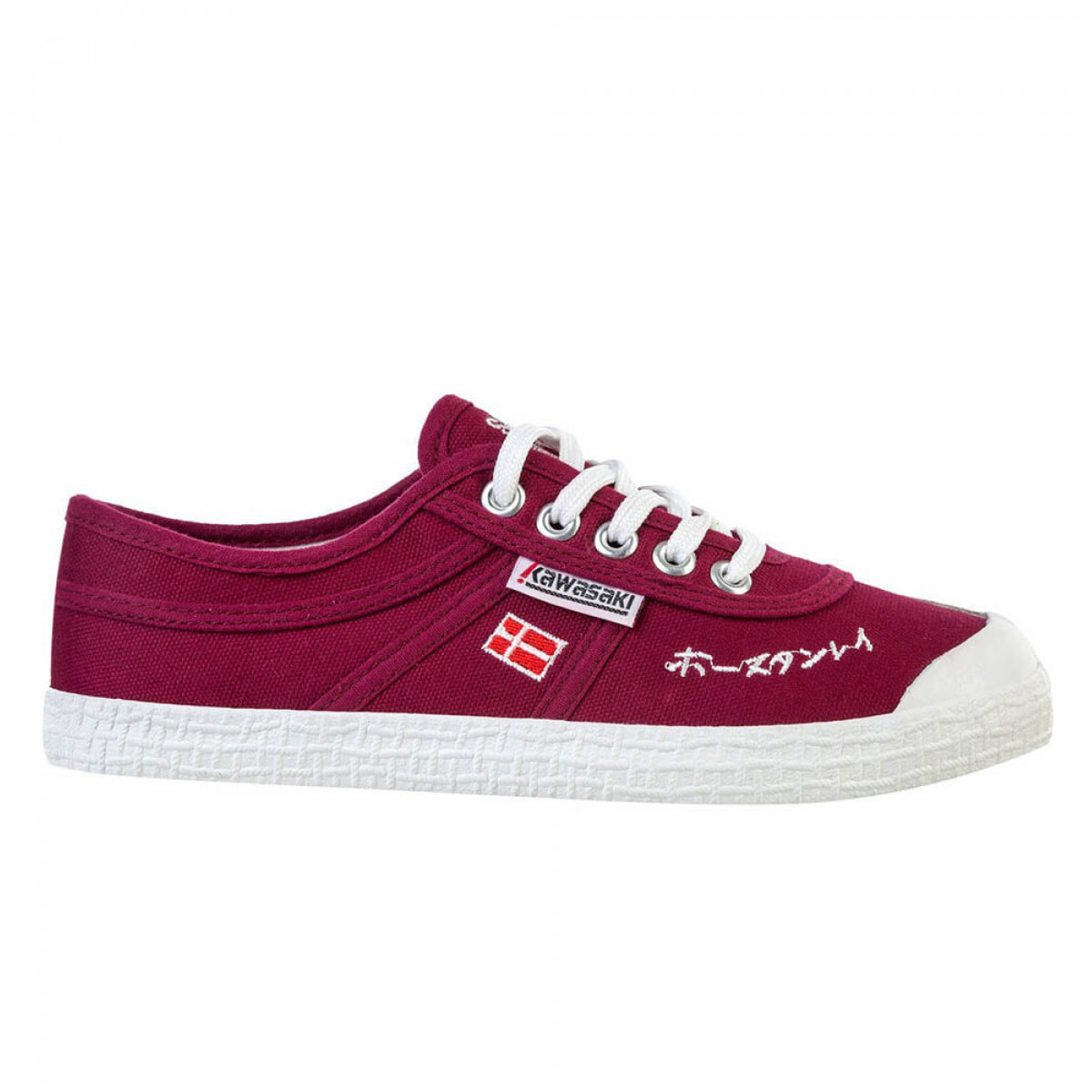 KAWASAKI Signature Canvas Shoe K202601 4055 Beet Red