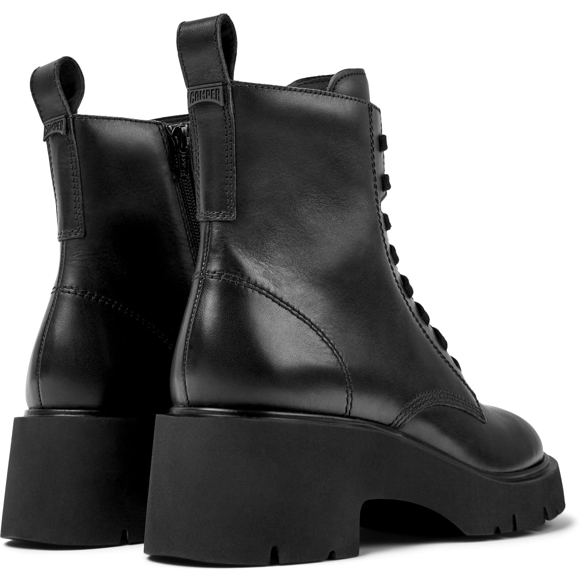 Botines - CAMPER Milah - Negro - Cuero liso