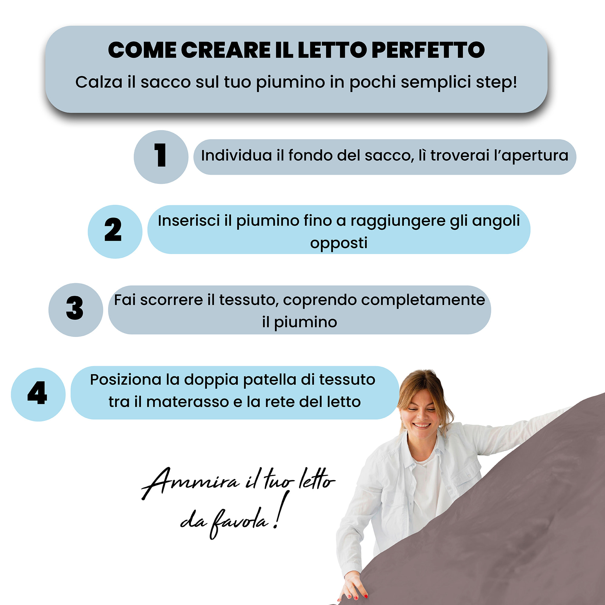 PARURE COPRIPIUMINO RASO CLOE MATRIMONIALE