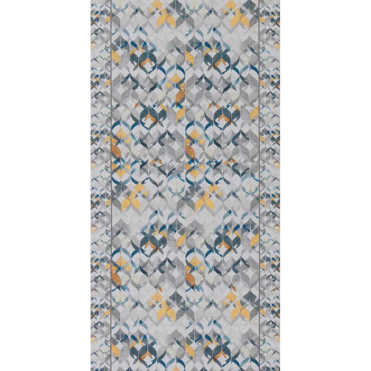 Passatoia tappeto cucina bagno ingresso multiuso, disegno geometrico stile retrò