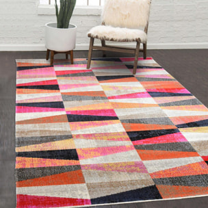 Tapis extérieur tissé kilim rectangle MUDE