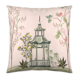 Funda de Cojín Estampado - Con Cremallera - Sin relleno - 100% Algodón - Chinesse