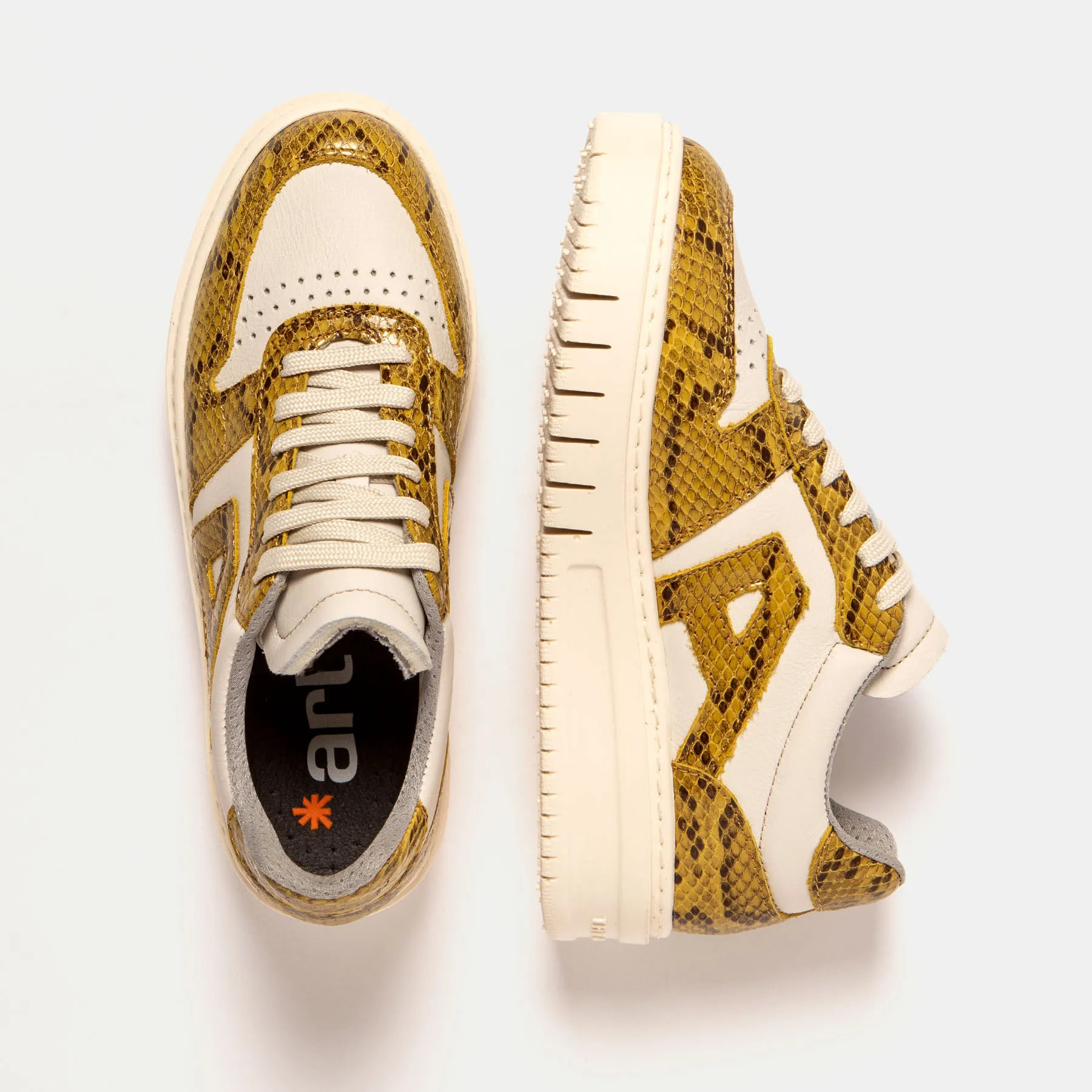 Zapatillas 1777 SNAKE LIMON-CREAM/BELLEVILLE color Limon-cream