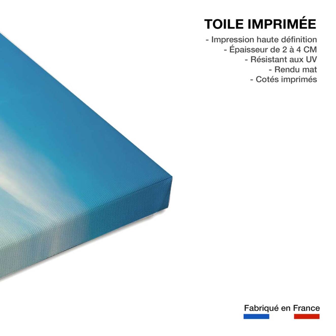 Tableau paysage ocean anglet vvf  Toile imprimée