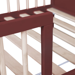 Lit pour enfant 190x90cm terracotta ADAM