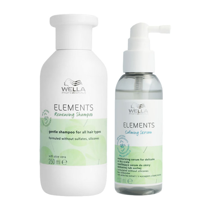 WELLA Kit Elements Calming Shampoo 250ml + Serum 100ml